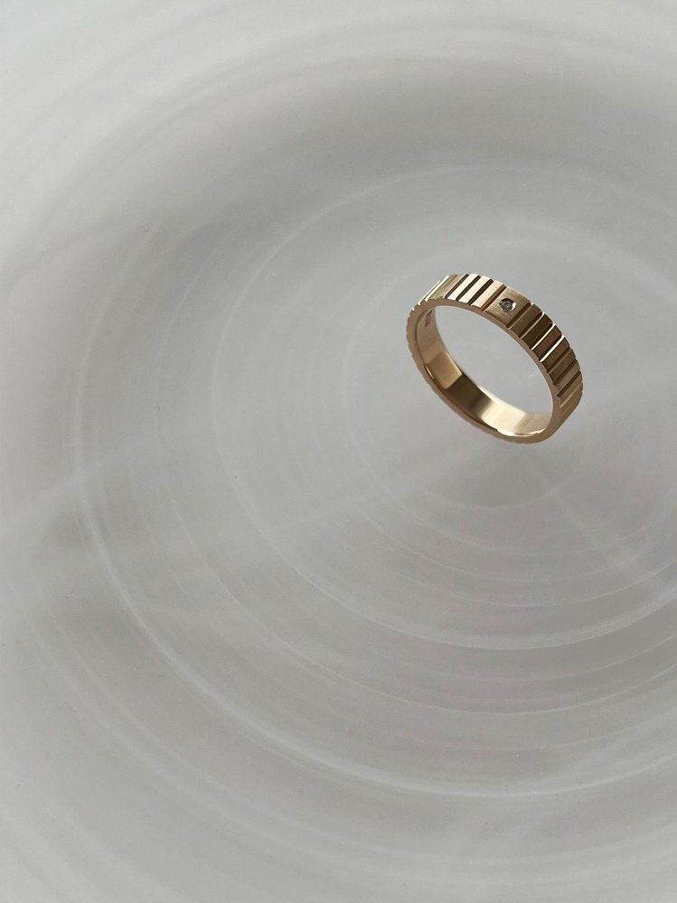 RYTHM LINE - PIERŚCIONEK - AB_RH_R4-G-D1