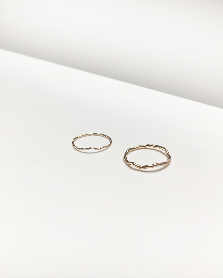 WAVE LINE - PIERŚCIONEK - AB_WL_R2