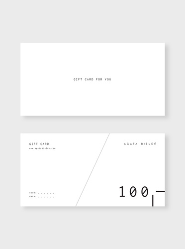 KARTA PODARUNKOWA - DRUKOWANA - DOWOLNA KWOTA