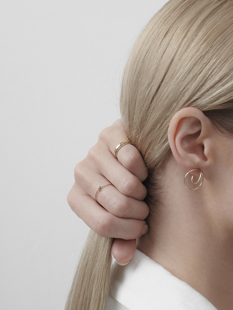 KNOT LINE - PIERŚCIONEK - AB_KL_R1-G