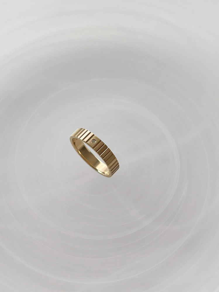 RYTHM LINE - PIERŚCIONEK - AB_RH_R4-G-D1