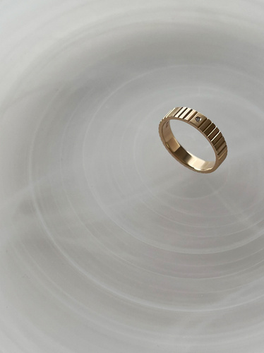 RYTHM LINE - PIERŚCIONEK - AB_RH_R4-G-D1