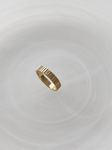 RYTHM LINE - PIERŚCIONEK - AB_RH_R4-G-D1