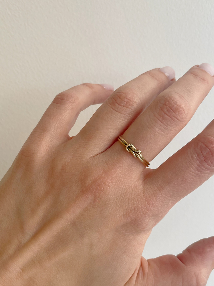 KNOT LINE - PIERŚCIONEK - AB_KL_R2-G