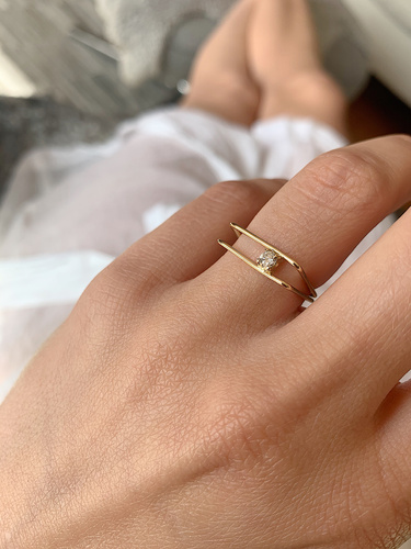 EN LINE - PIERŚCIONEK - AB_EL_R3-G