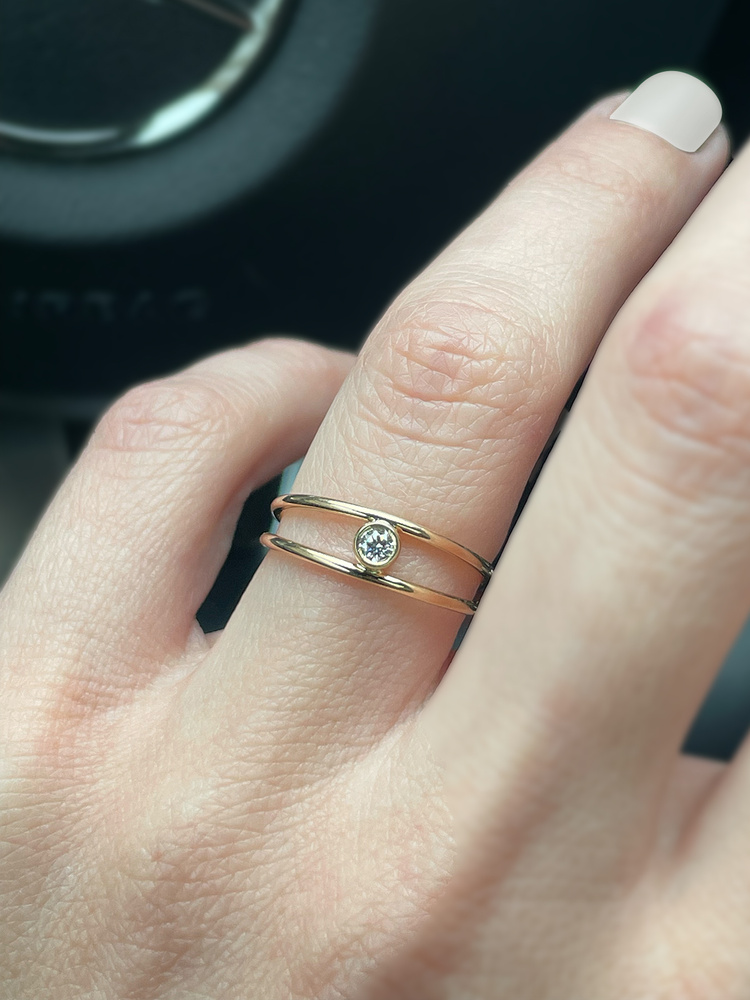 EN LINE - PIERŚCIONEK - AB_EL_R4-G